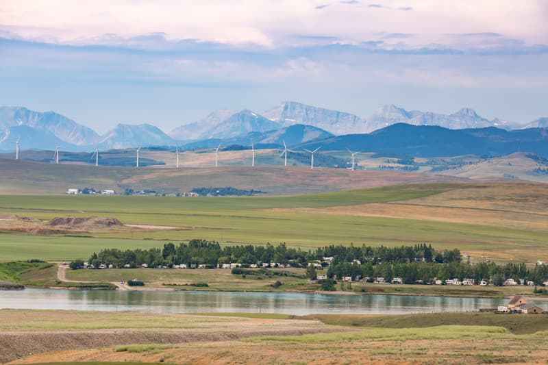 Alberta Rocky Mountains ranch landscape